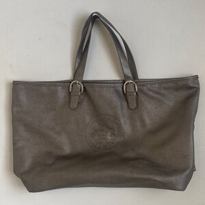 Vince Camuto Dark Brown Leather Tote